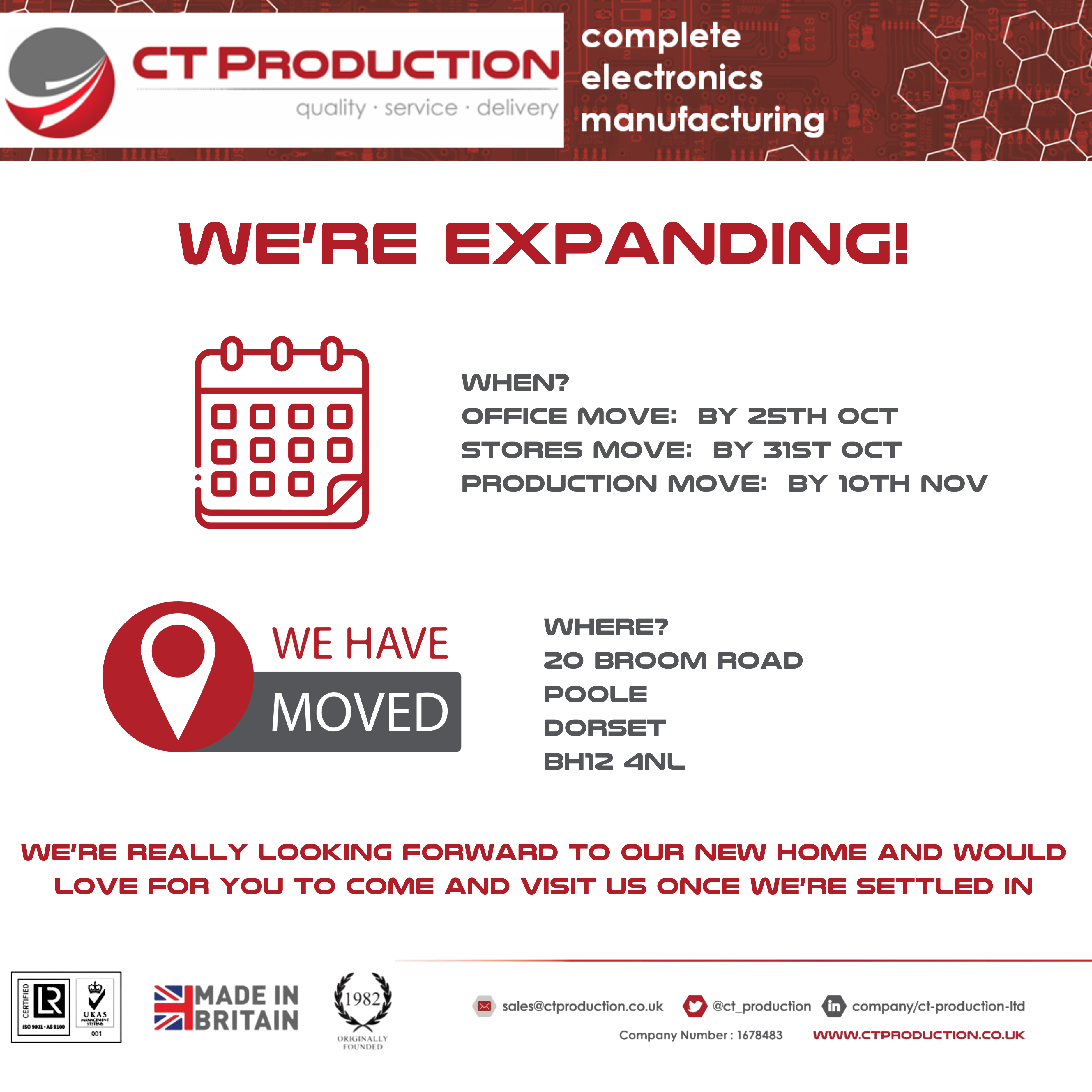 We Have Moved!